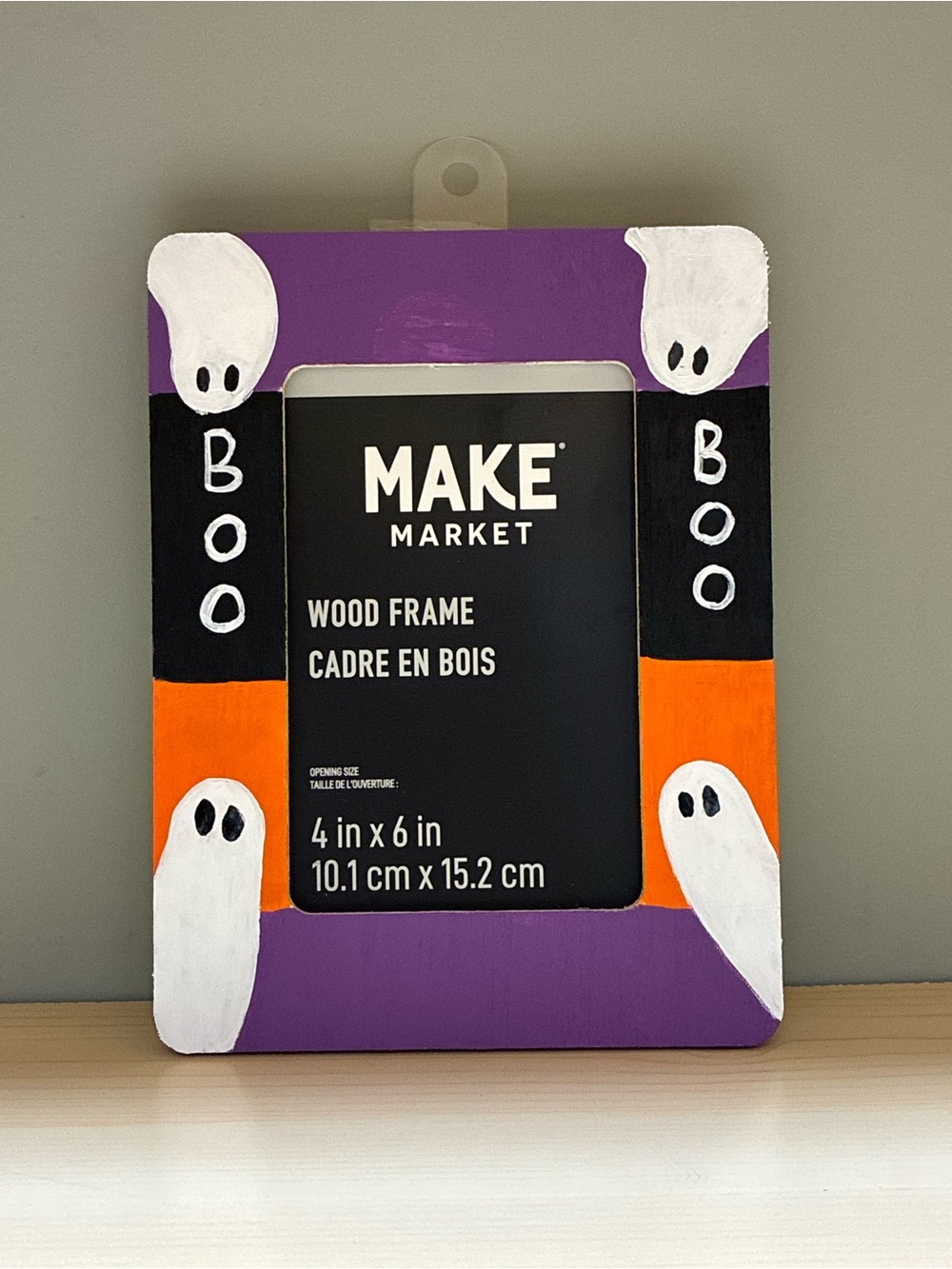 Halloween Ghost painted frame